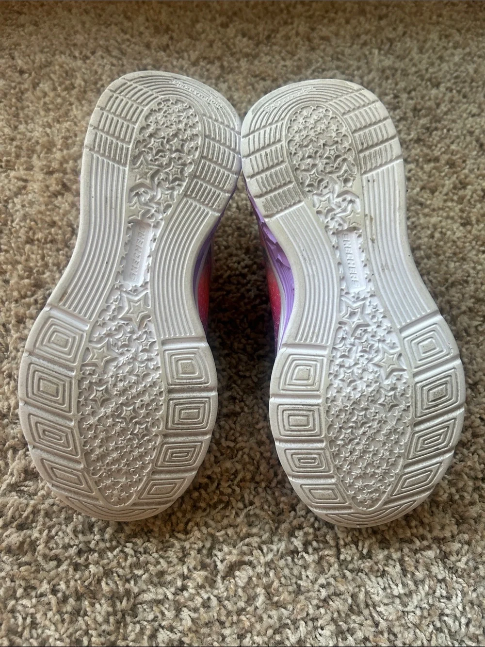 Skechers Pink & Teal Kids Light-Up Sneakers